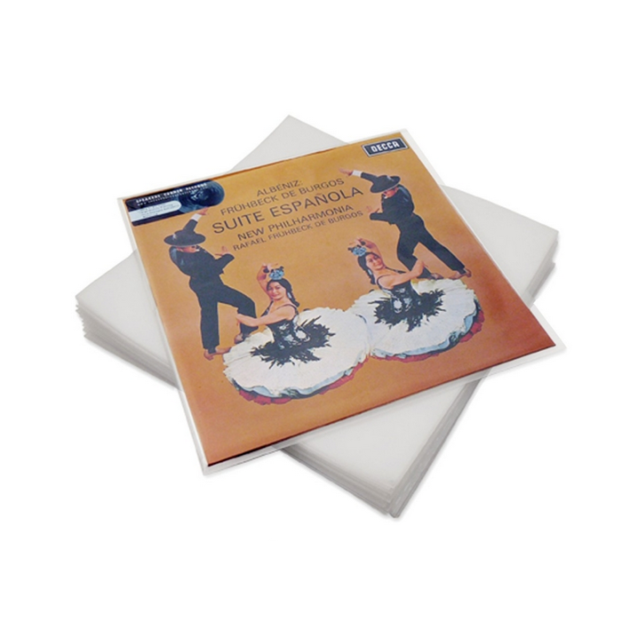 Pochettes protection vinyle 33 tours 150 microns