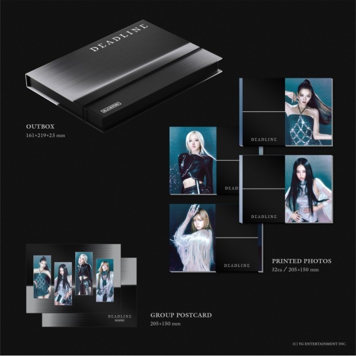 Coffret CD Deadline Blackpink version Gray