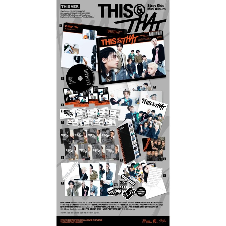 Coffret CD This & That Stray Kids