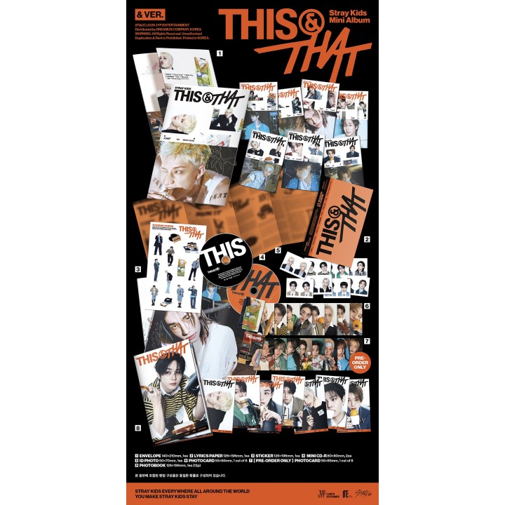 CD This & That Stray Kids & version (membre)