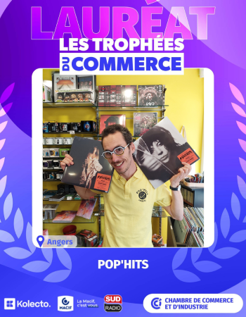 Pop’Hits est lauréat des trophées du commerce 2026 en Maine et Loire !
