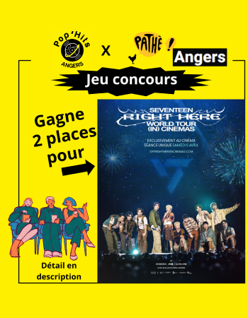Pop'Hits Angers et Pathé Angers s'associe poru un jeu concours