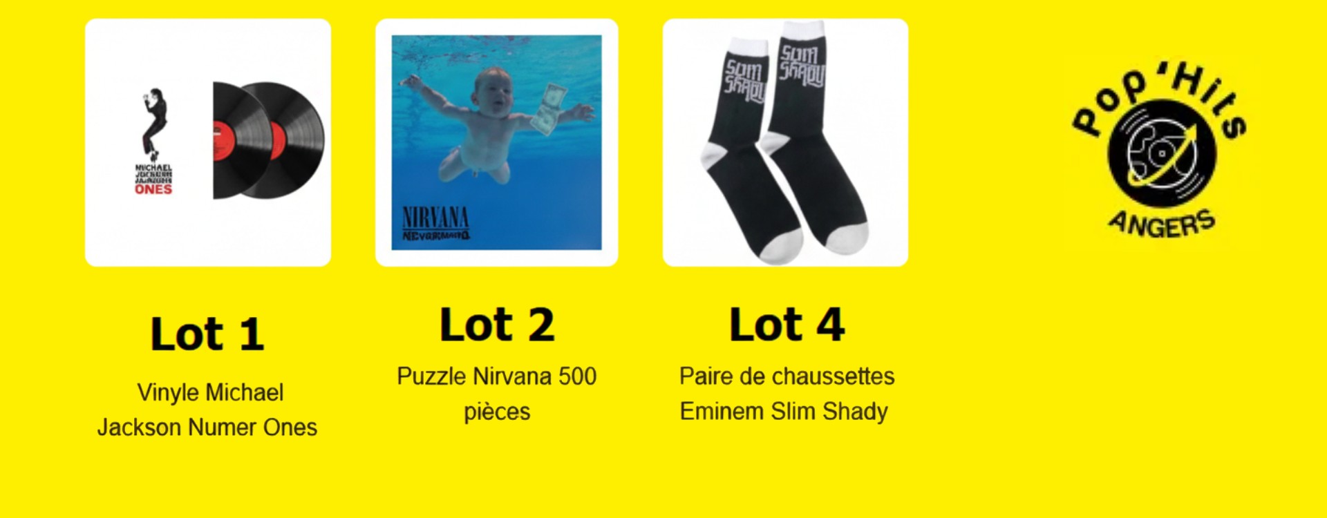 Lots à gagner pour le concours Mars 2026 de Pop'Hits à Angers