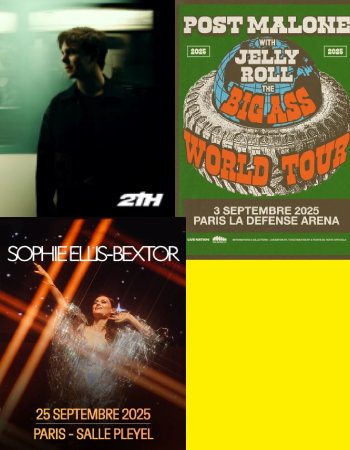 Pop'Hits fait sa sélection de concerts pour septembre 2025 !